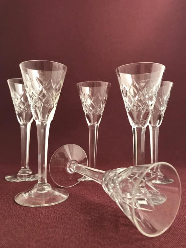 Kosta Boda Bror 6 st Höga Snaps glas design Fritz Kallenberg