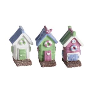 Nääsgränsgården – Badhytter 3-pack, H 5 cm, tomtefigur – design Camilla Ståhl