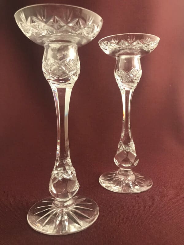 Kosta boda - Pompadour -2 st Ljustakar glas Design Fritz Kallenberg