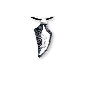 Målerås Jewellery – halsband Amazona svart – design Mats Jonasson
