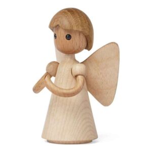 Spring Copenhagen – Aura Angel trädekoration 9 cm Lönn – design Chresten Sommer