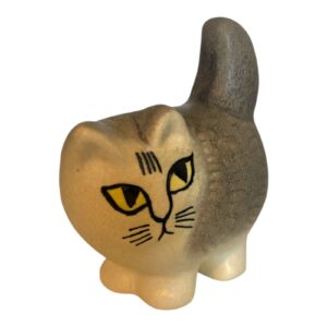 Gustavsberg - Söta Kattungen Moa Grå design Lisa Larson