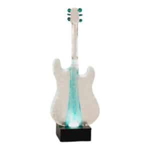Kosta Boda – konstglas Guitar / Gitarr, Electric Strings limiterad 60ex – design Kjell Engman