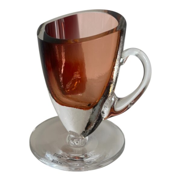 Kosta Boda - Konstglas Fika - Kaffe kopp Limiterad 300 ex Design Kjell Engman - Bild 3