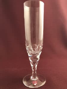 Orrefors Carina – champagneglas i kristall – design Ingeborg Lundin – vintage