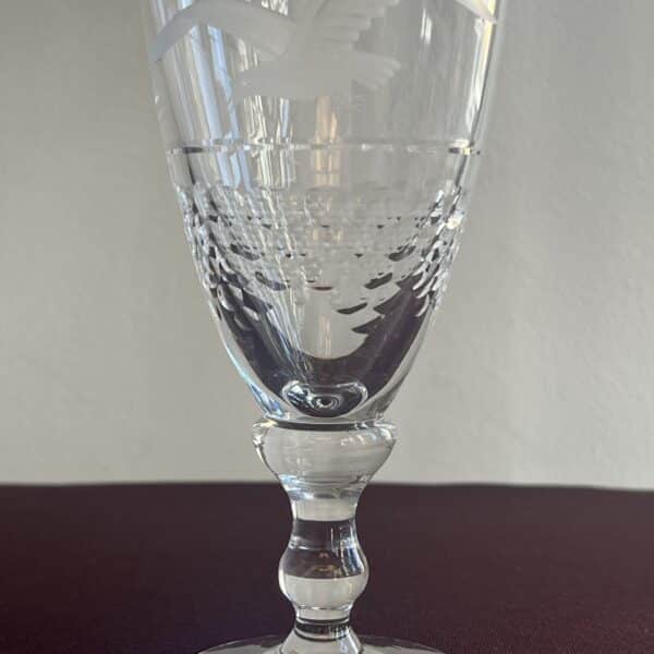 Kosta Boda - Måsen - Röd Vinsglas - design Fritz Kallenberg