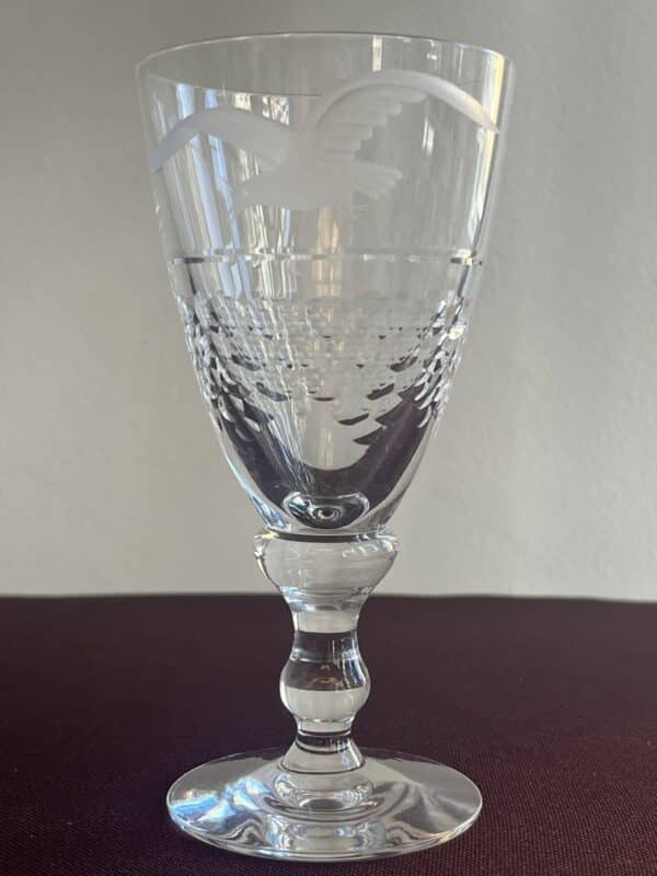 Kosta Boda - Måsen - Röd Vinsglas - design Fritz Kallenberg