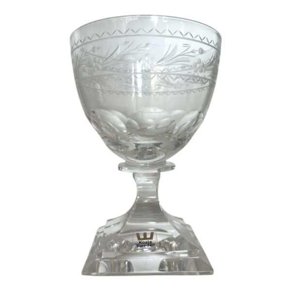 Kosta Boda - Gabriel - Coupe / Champagneglas Fyrkantig fot design Elis Bergh