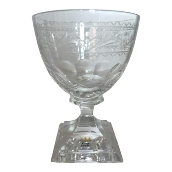 Kosta Boda - Gabriel - Coupe / Champagneglas Fyrkantig fot design Elis Bergh - Bild 3