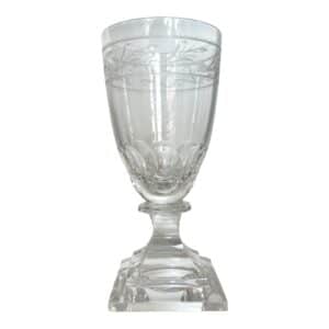 Kosta Boda Gabriel – vinglas fyrkantig fot – design Elis Bergh – vintage