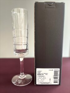 Orrefors Street 15 cl – champagneglas i kristall – design Jan Johansson