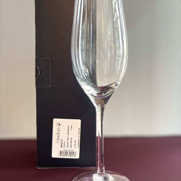 Orrefors - Merlot - Champagneglas med originalkartong Design Erika Lagerbielke