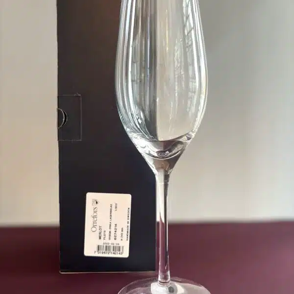 Orrefors - Merlot - Champagneglas i kristall 33 cl - Designer Erika Lagerbielke