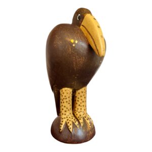 Gustavsberg - Fenix - Fågeln Fingal brun & gul design Lisa Larson