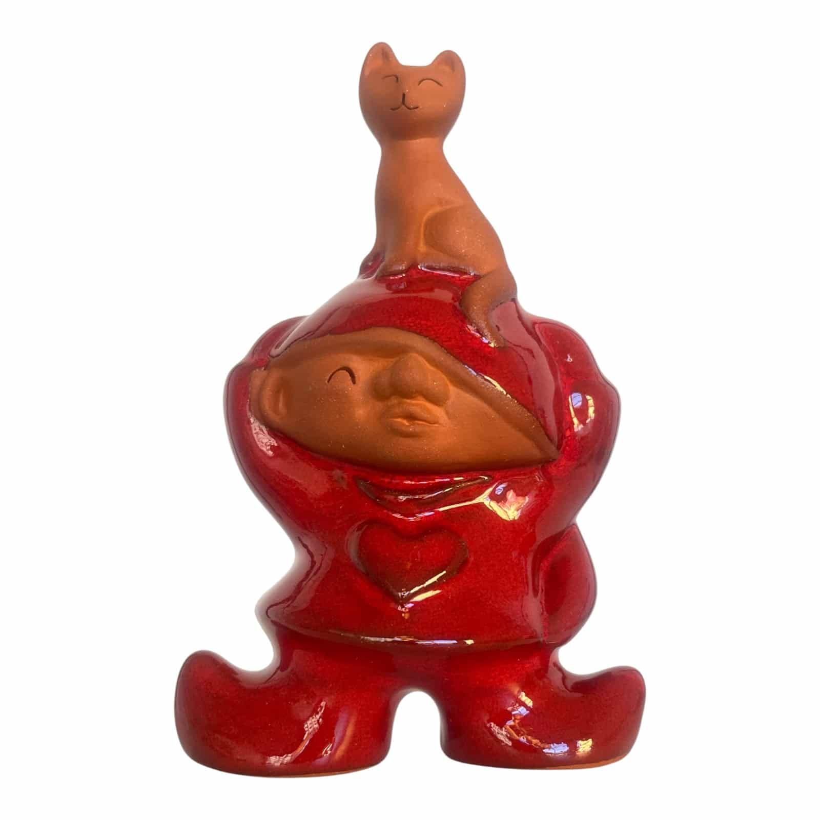 Nittsj&ouml; - Tomtar - Luvnisse med Kisse Katt p&aring; huvet Design Elaine Westh 13162
