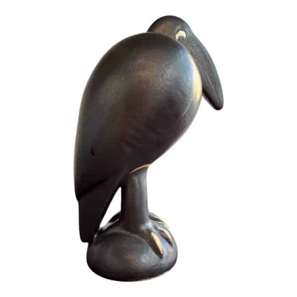 Gustavsberg - Fenix - Fågeln Fingal svart / Guld design Lisa Larson - Bild 4