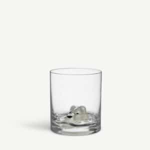 Kosta Boda New Friends – tumblerglas Fjällräv 46 cl – design Ernst Billgren
