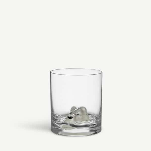 Kosta Boda - New friends Fjällräv tumbler / Whisky glas 46cl Design Ernst Billgren