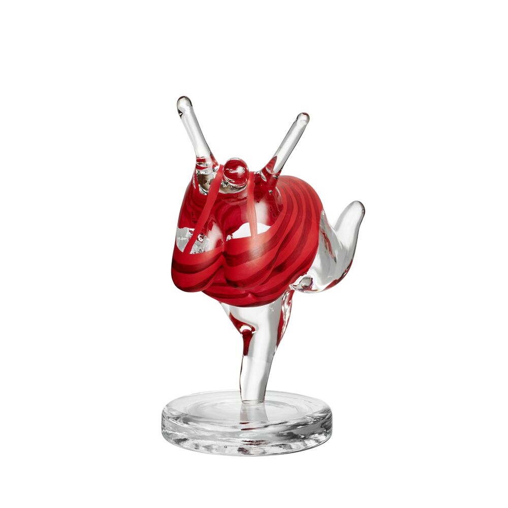 Kosta Boda - Badlycka Röd Design Kjell Engman