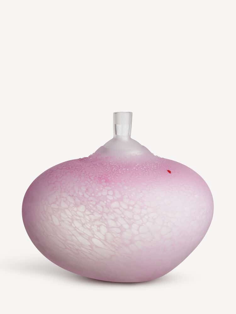 Kosta Boda - Konstglas - Beans - " Äpplet " Rosa BV AC-20 Bertil Vallien - Bild 2