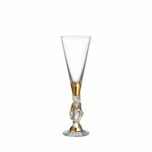 Orrefors The Sparkling Devil – klarglas champagneglas i kristall 19 cl – design Gunnar Cyrén