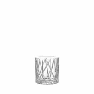 Orrefors City – 4 st Whisky double old fashioned glas 34 cl – design Martti Rytkönen