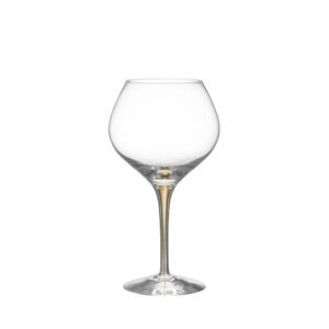 Orrefors Intermezzo Guld – 2 st Bouquet vinglas guld 70 cl – design Erika Lagerbielke