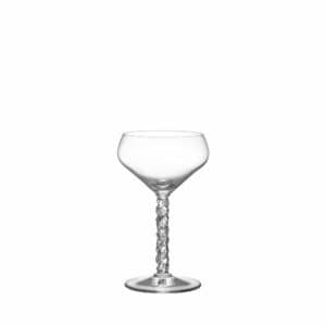 Orrefors Carat – 2-pack champagneglas coupe i kristall – design Lena Bergström