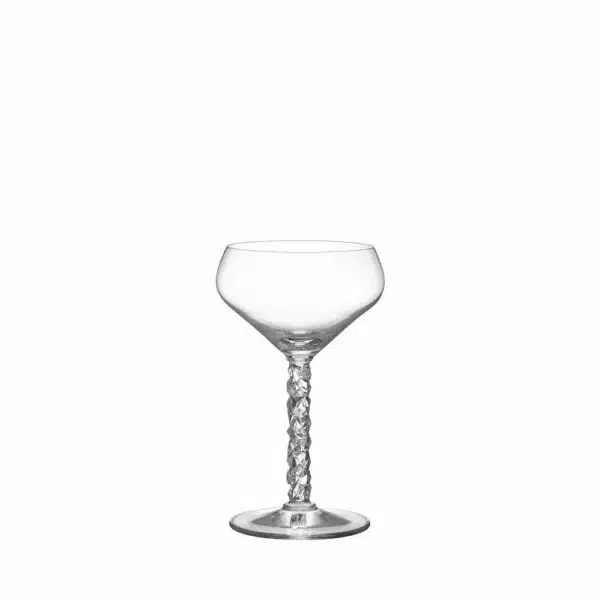 Orrefors - Carat - 2 pack Champagneglas coupe i kristall - Designer Lena Bergström