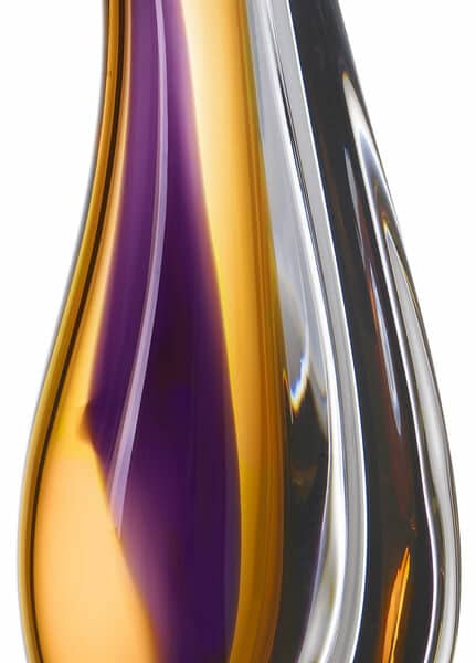 Kosta Boda - Orchid - Vas lila/bärnsten GW AC-08 Design Göran Wärff