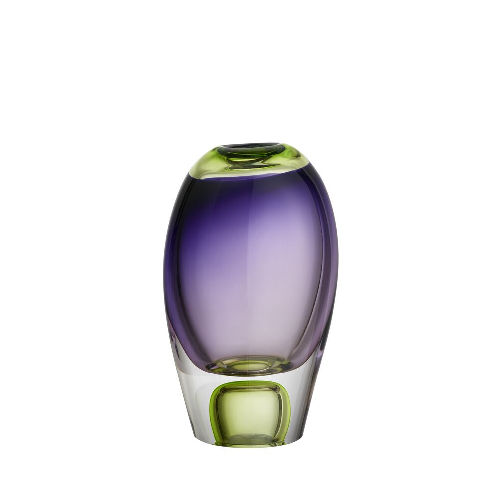 Kosta Boda - Vision - Vas lila/grön GW AC-11 Design Göran Wärff