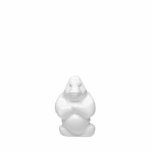 Kosta Boda Gabba Gabba – Hey vit 120 mm, glasfigur – design Ludvig Löfgren