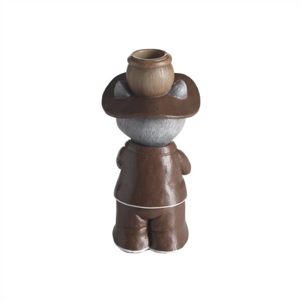 Nääsgränsgården - Ljus Stake Pepparkaka Katt H 15 cm Design - Bild 3