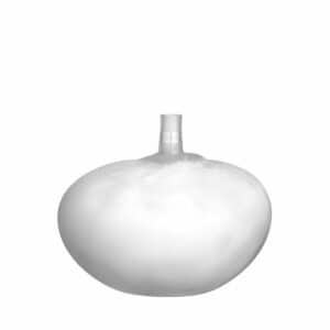Kosta Boda Beans – konstglas, " Äpplet " vit BV AC-20 – design Bertil Vallien