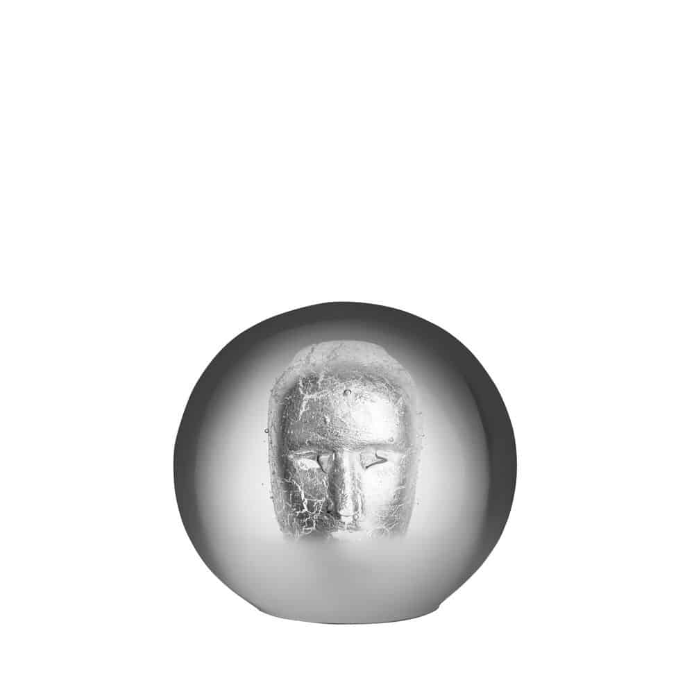 Kosta Boda - Headman BV AC-20 Silver/Klar Artist Collection Design Bertil Vallien