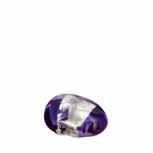 Kosta Boda Brains – All is well BV AC-21 lila / silver, konstglas – design Bertil Vallien