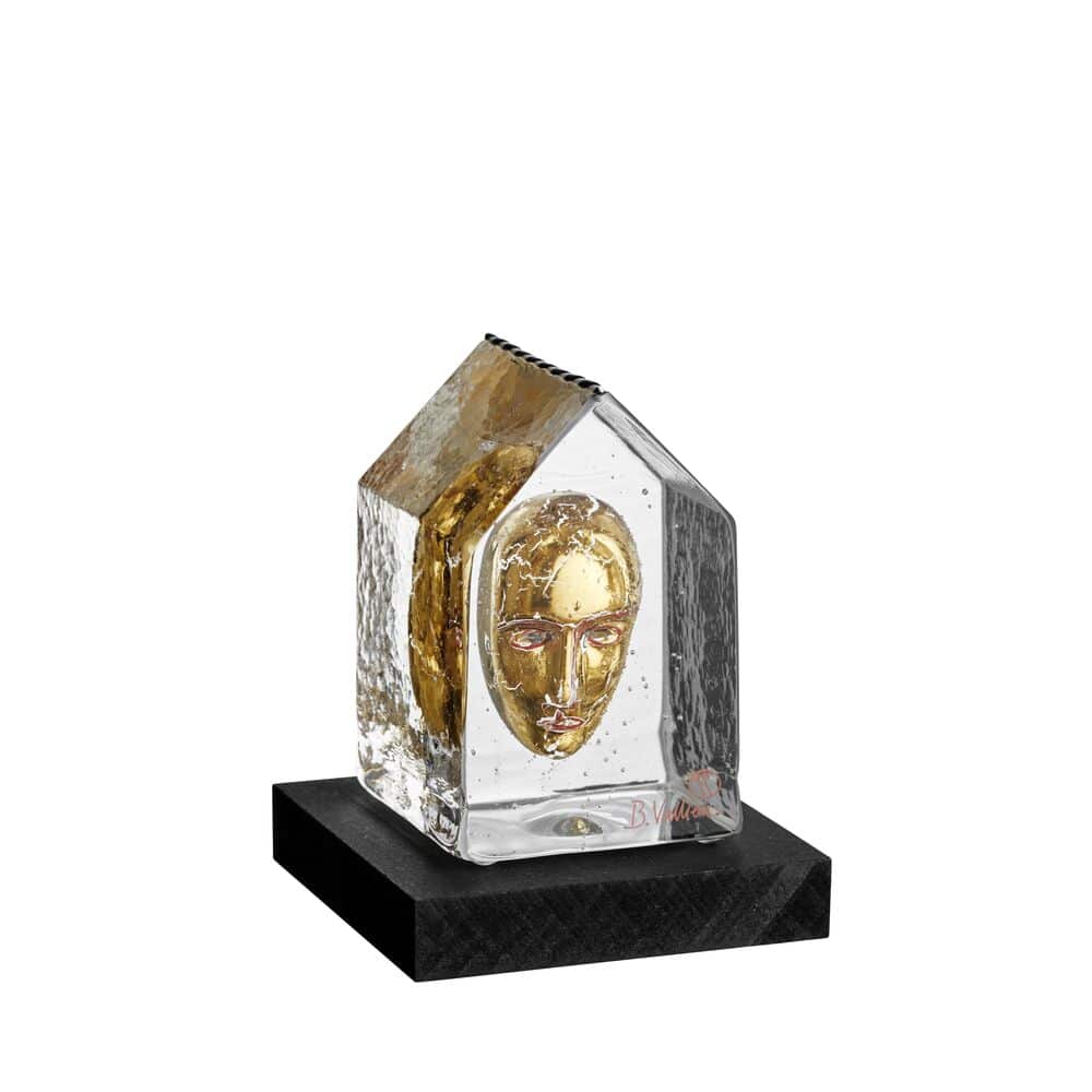 Kosta Boda - My palace - Golden head BV AC-23 Design Bertil Vallien