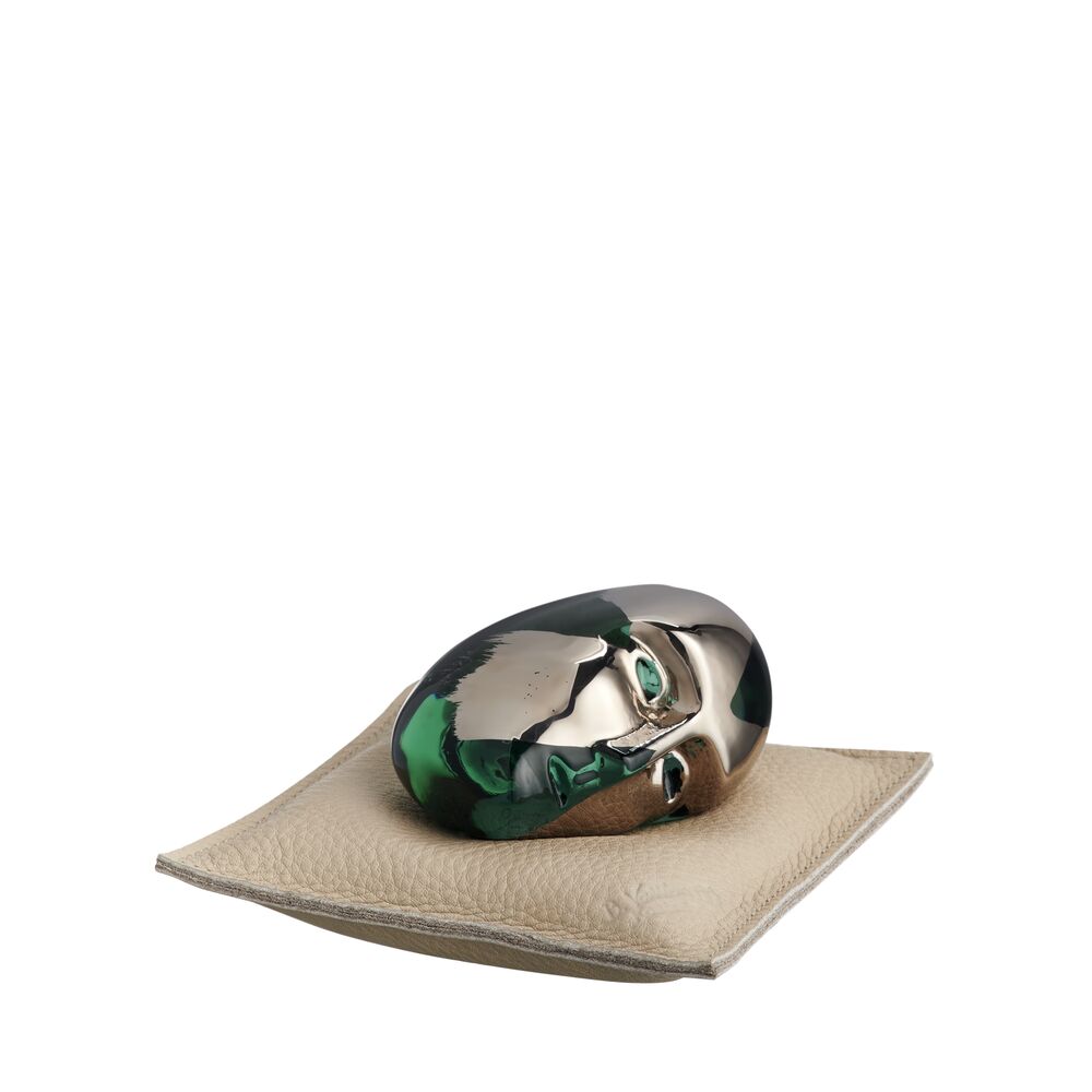 Kosta Boda - Brains - Annual 2024, BV AC-24 Petrol/platinum design Bertil Vallien