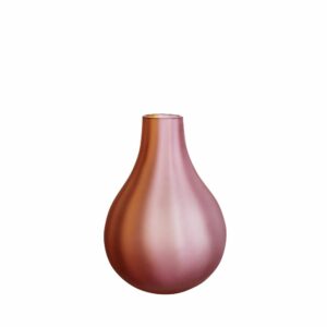 Kosta Boda - Iris - Vas Rosa/bärnsten frostad, EL AC-23 Designer Erika Lagerbielke