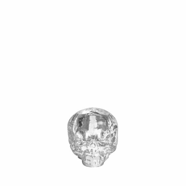 Kosta Boda - Still Life skull / Dödskalle Ljuslykta Klarglas design Ludvig Löfgren