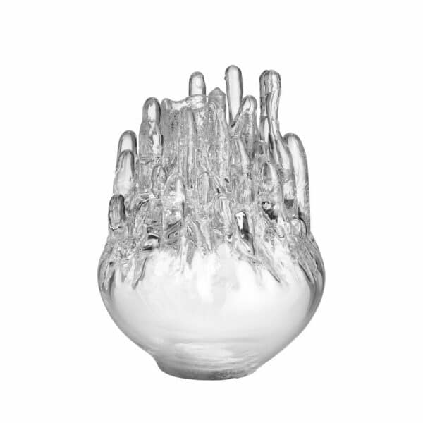 Kosta Boda - Polar - Konstglas / ljuslykta Klarglas 330mm Design Göran Wärff