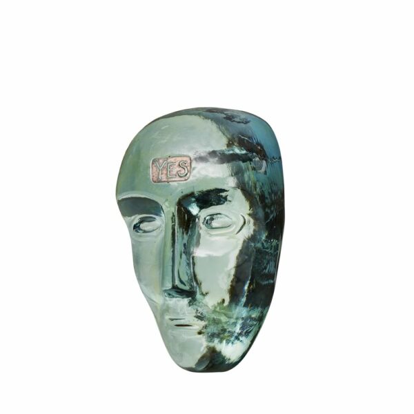 Kosta Boda Brains - Companion - YES / JA BV AC-23 Design Bertil Vallien