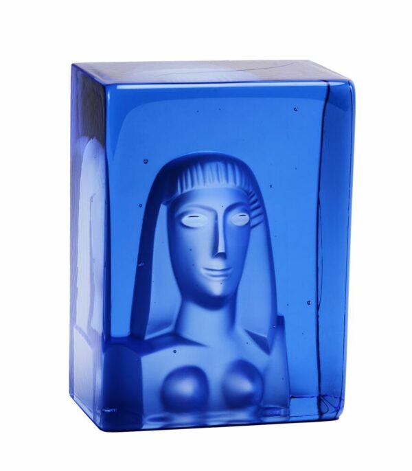 Kosta Boda - Konstglas - Azur - She blue, BV AC-25 Bertil Vallien - Bild 2