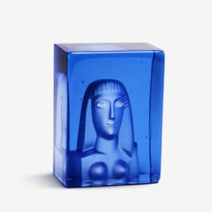 Kosta Boda - Konstglas - Azur - She blue, BV AC-25 Bertil Vallien