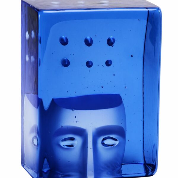Kosta Boda - Konstglas - Azur - Think blue BV AC-25 Bertil Vallien