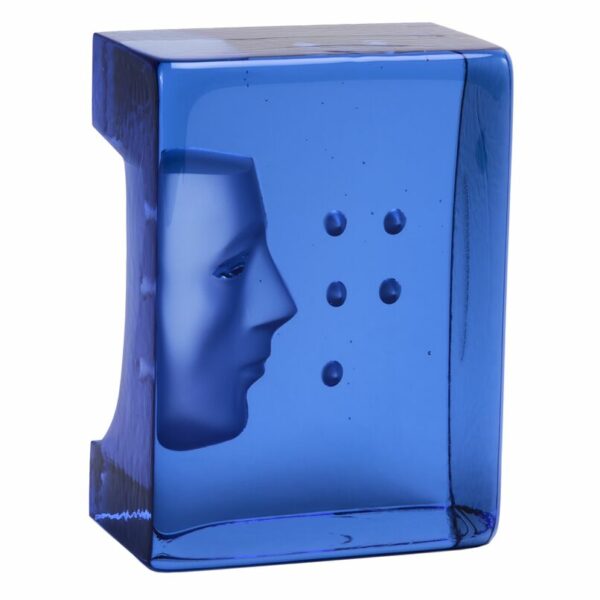 Kosta Boda - Konstglas - Azur - Look blue BV AC-25 Bertil Vallien