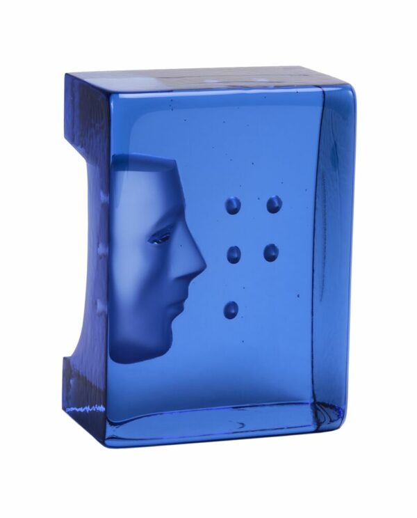 Kosta Boda - Konstglas - Azur - Look blue BV AC-25 Bertil Vallien