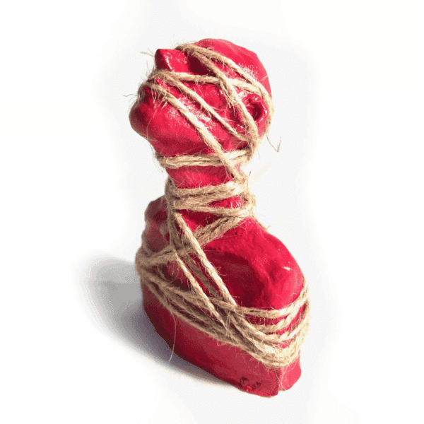 Stengods - Skulptur - Bound by Heart - Unik Design Ylva Junfelt