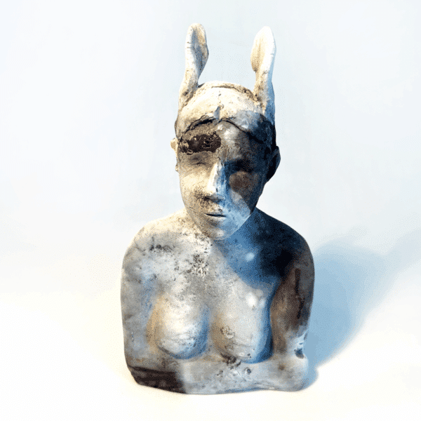 Stengods - Skulptur - Heart Flame - Unik Design Ylva Junfelt