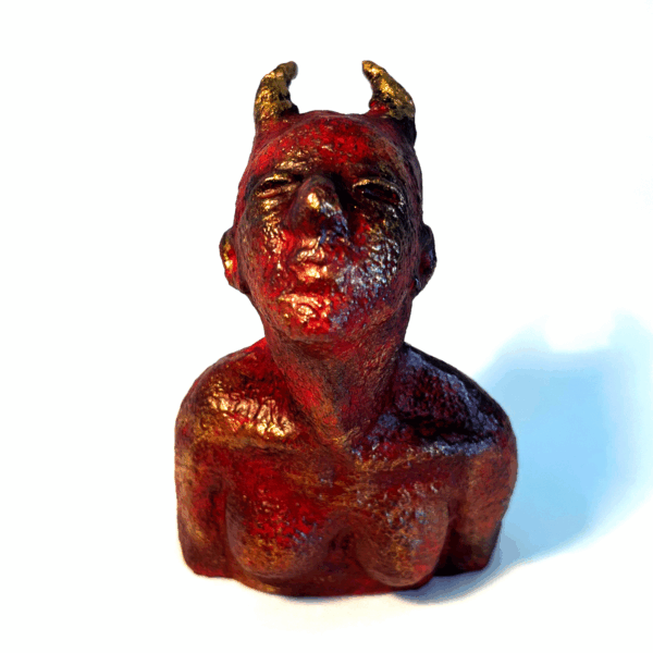 Stengods - Skulptur - Warrior of Dreams - Unik Design Ylva Junfelt